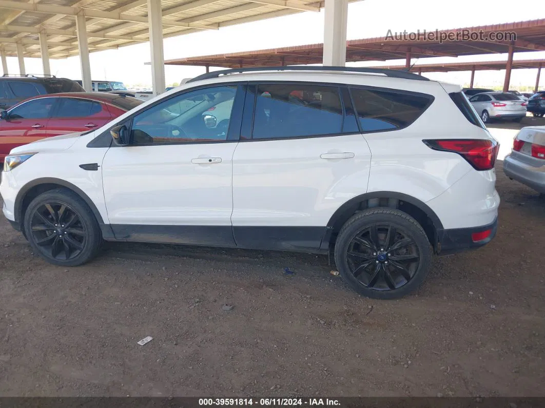 2019 Ford Escape Se White vin: 1FMCU9GD1KUA80785