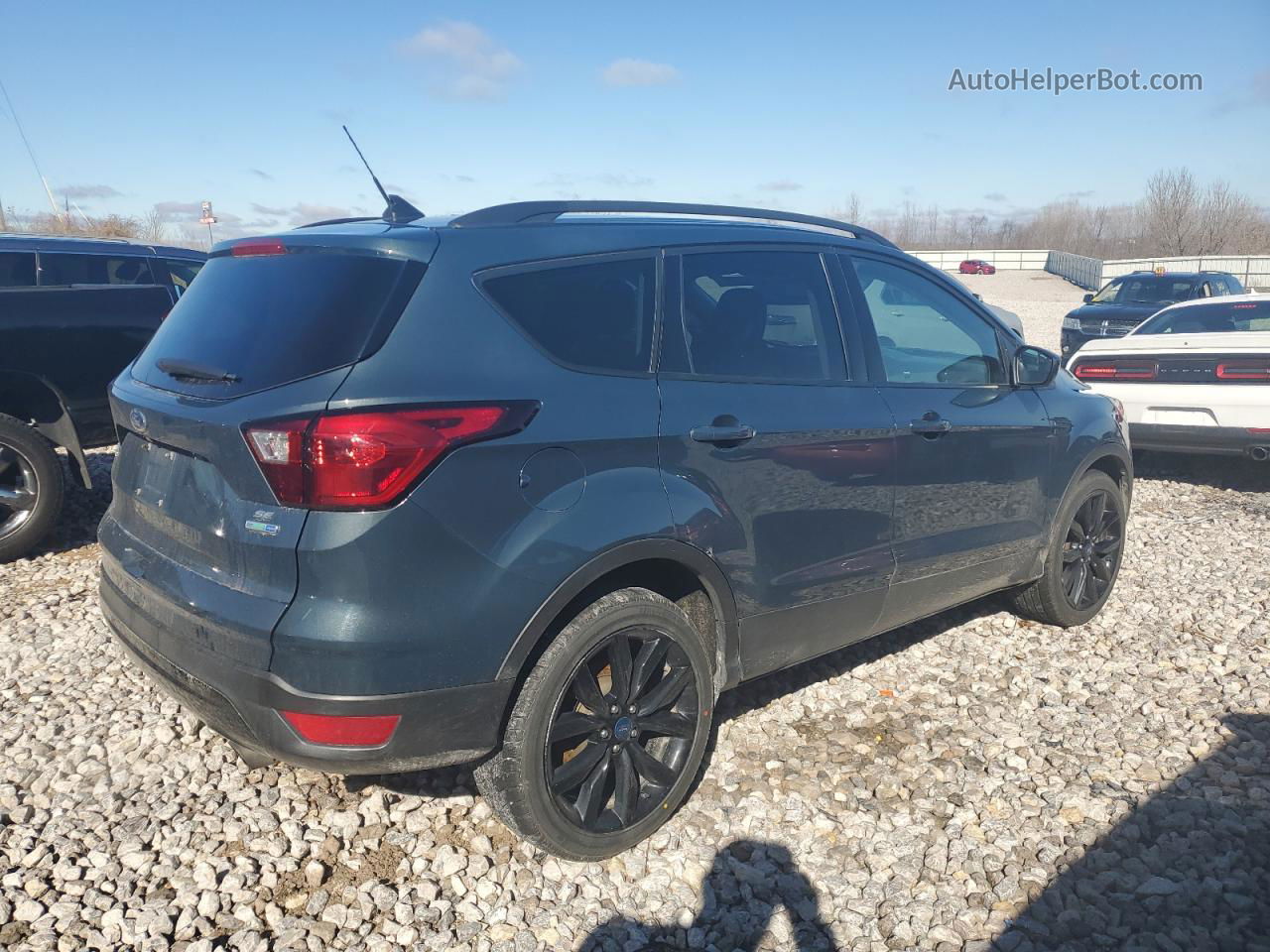 2019 Ford Escape Se Blue vin: 1FMCU9GD1KUA98140