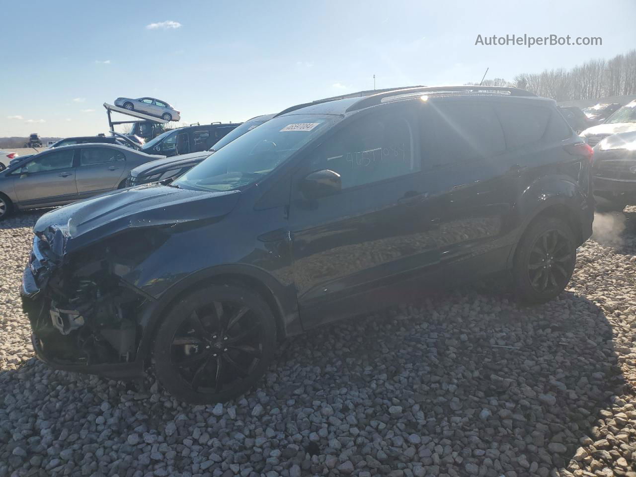 2019 Ford Escape Se Blue vin: 1FMCU9GD1KUA98140