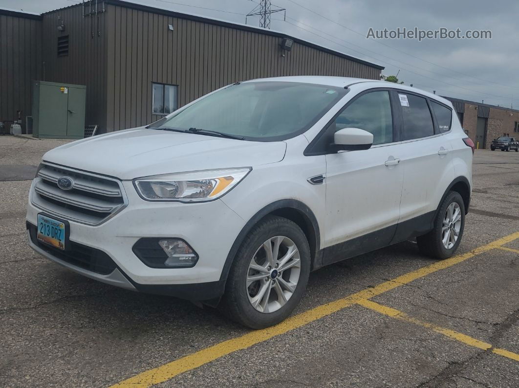 2019 Ford Escape Se White vin: 1FMCU9GD1KUB64315