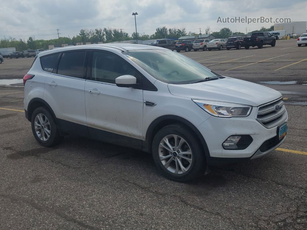 2019 Ford Escape Se White vin: 1FMCU9GD1KUB64315