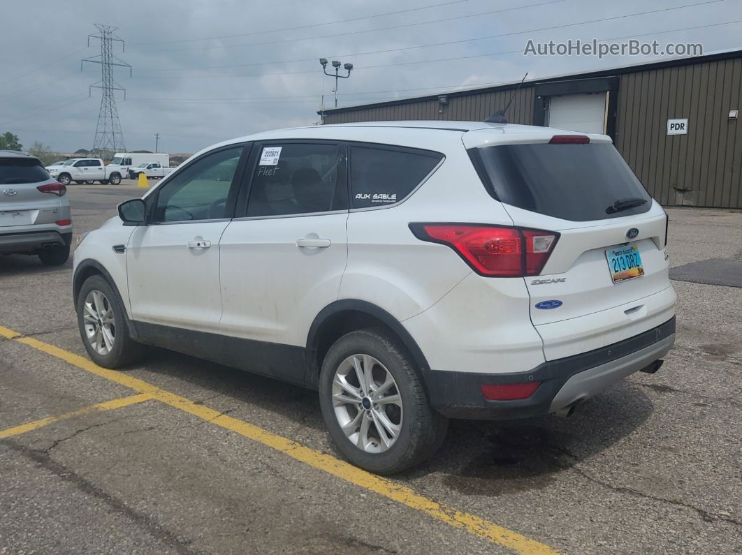 2019 Ford Escape Se White vin: 1FMCU9GD1KUB64315