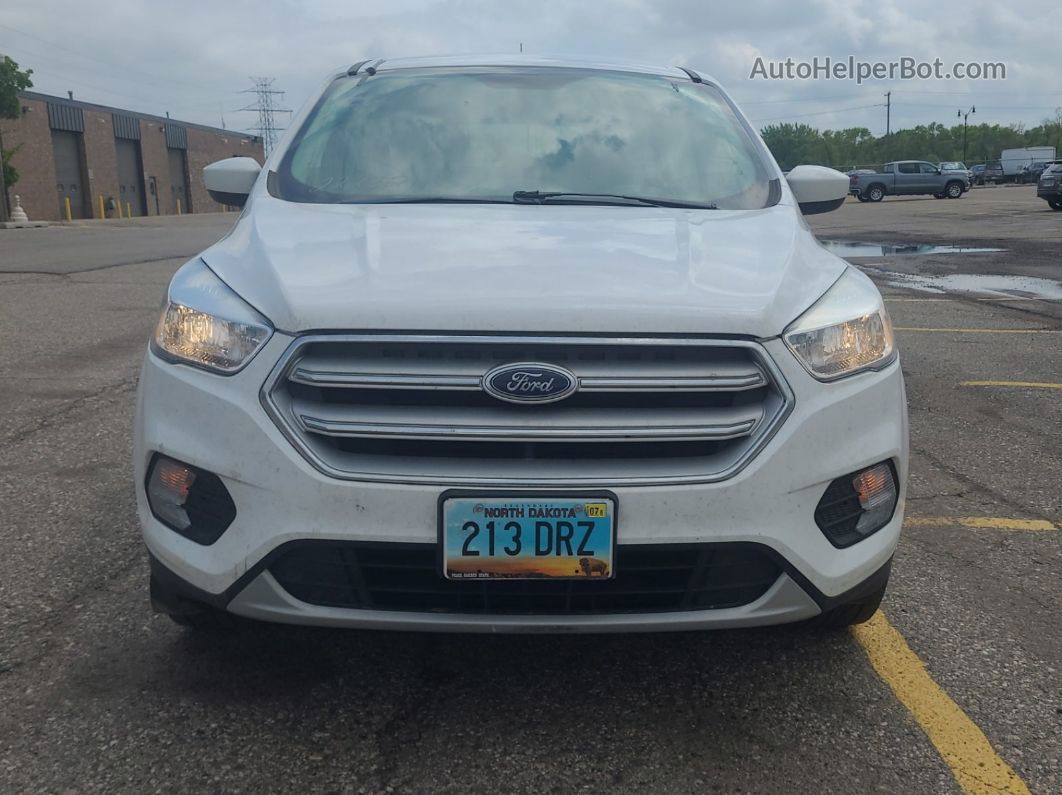 2019 Ford Escape Se White vin: 1FMCU9GD1KUB64315