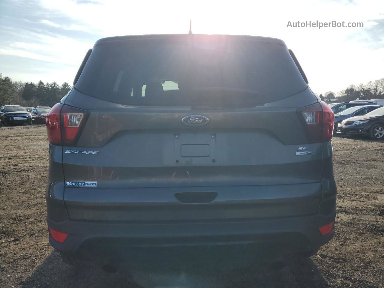 2019 Ford Escape Se Charcoal vin: 1FMCU9GD1KUB75623