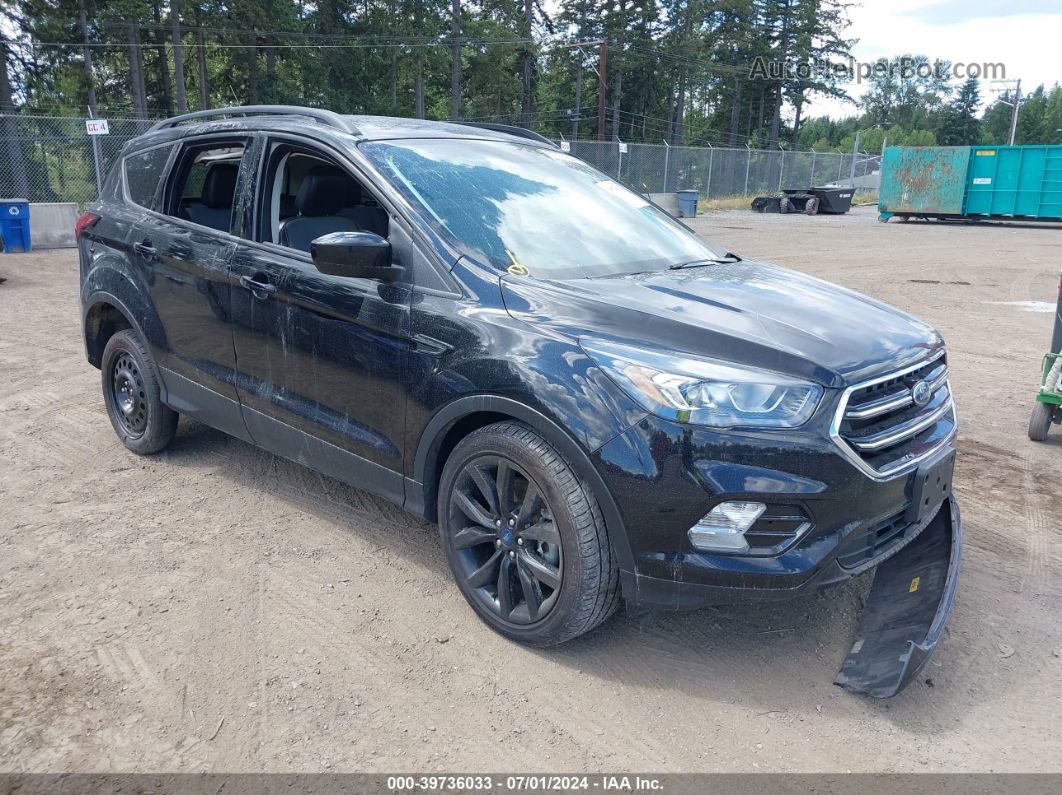 2019 Ford Escape Se Black vin: 1FMCU9GD1KUC33729