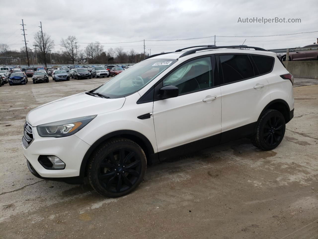 2017 Ford Escape Se White vin: 1FMCU9GD2HUA91397