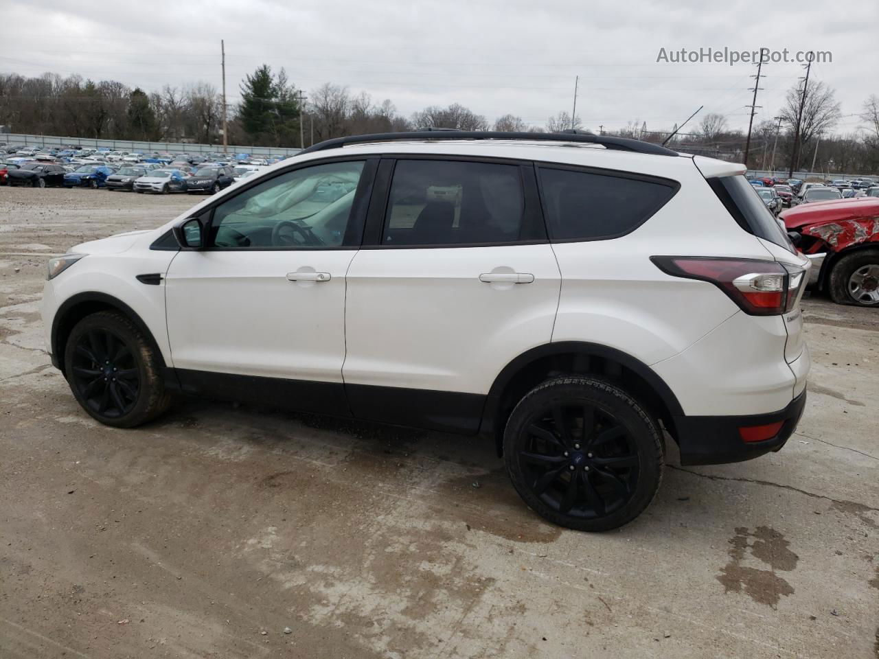 2017 Ford Escape Se White vin: 1FMCU9GD2HUA91397