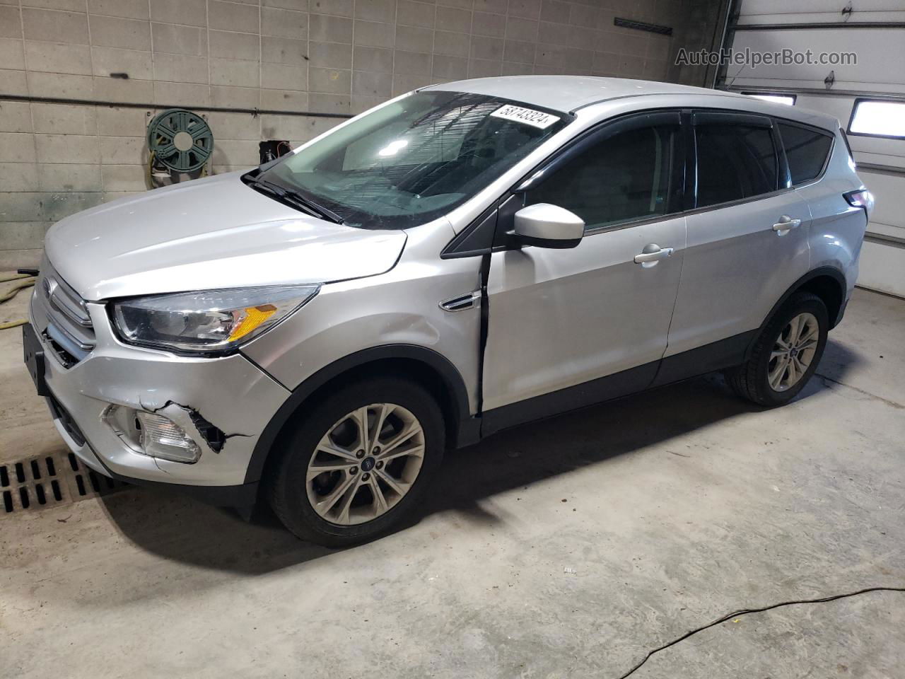 2017 Ford Escape Se Silver vin: 1FMCU9GD2HUC30248