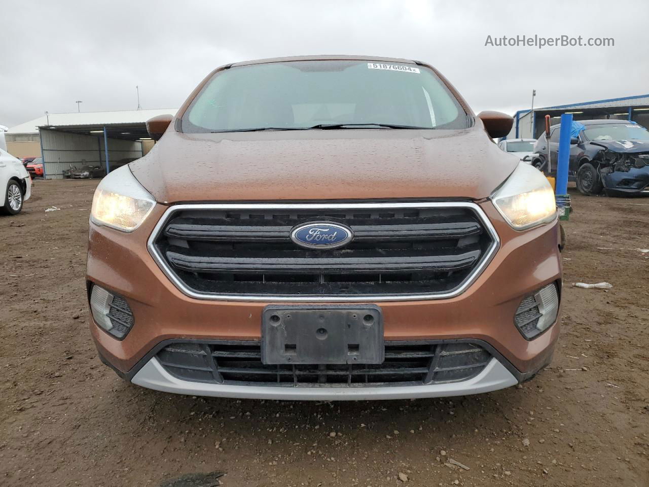 2017 Ford Escape Se Brown vin: 1FMCU9GD2HUC50130