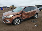 2017 Ford Escape Se Brown vin: 1FMCU9GD2HUC50130