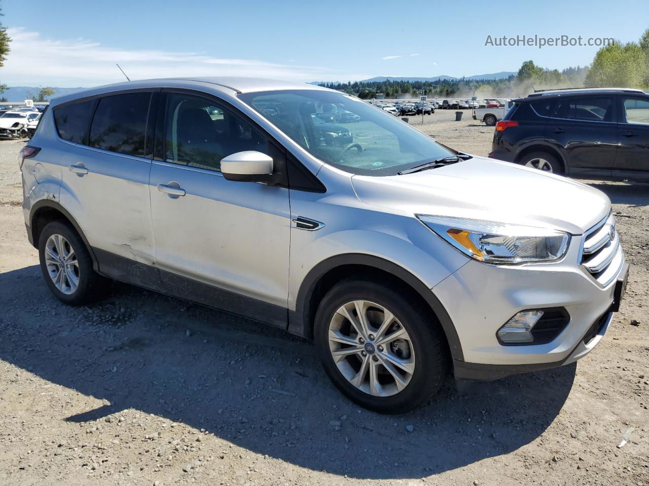 2017 Ford Escape Se Silver vin: 1FMCU9GD2HUD20709