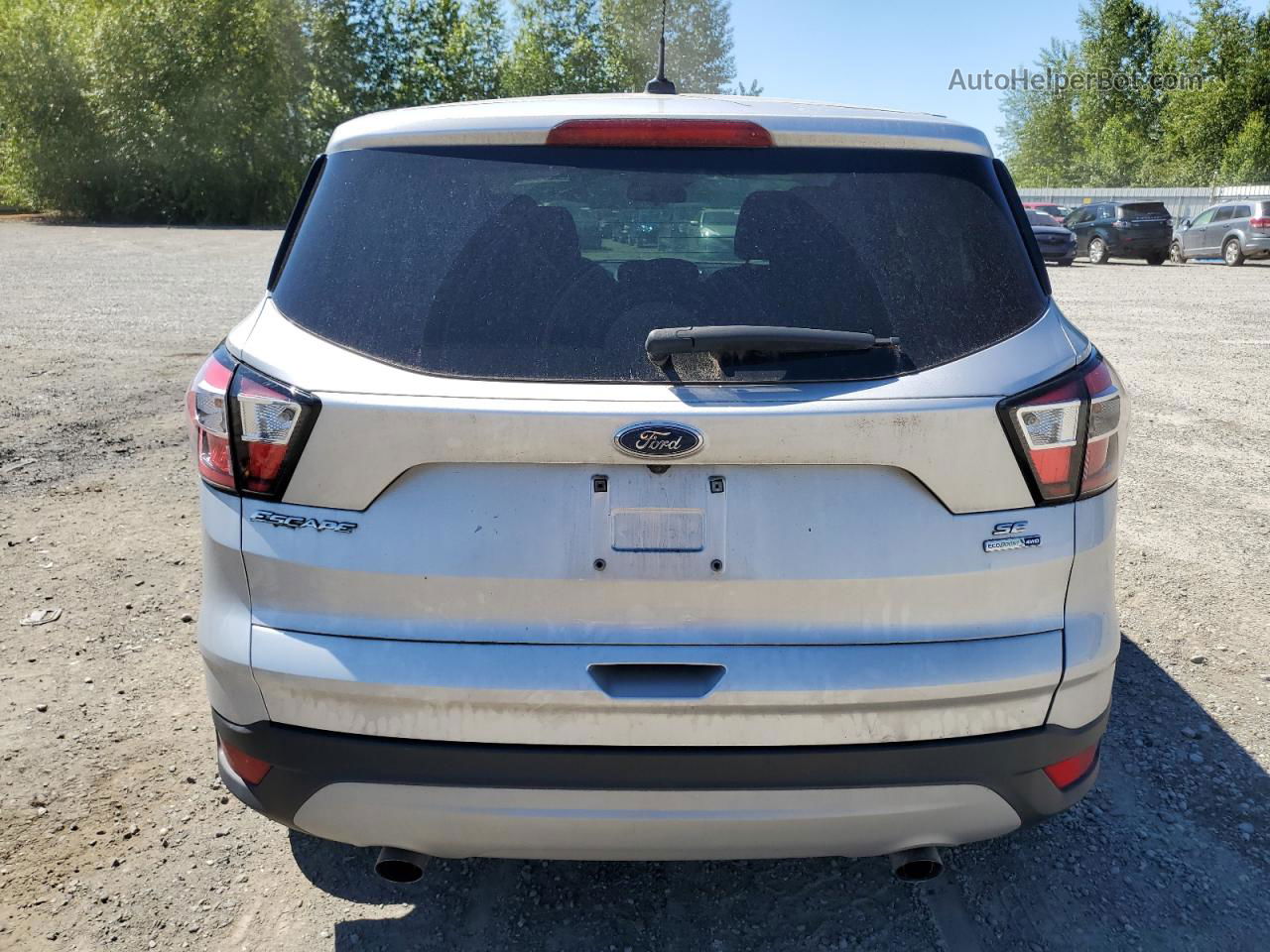 2017 Ford Escape Se Silver vin: 1FMCU9GD2HUD20709