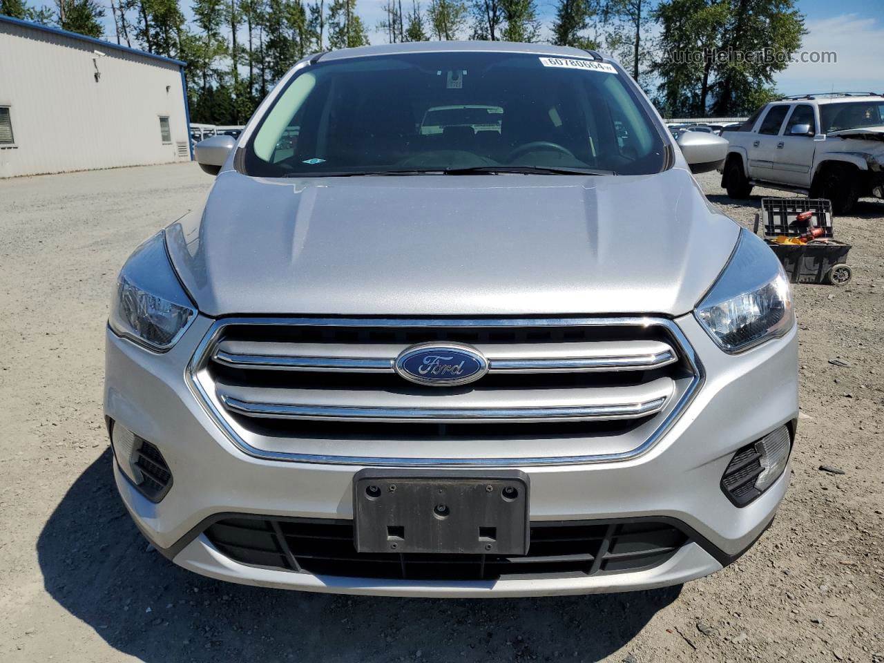 2017 Ford Escape Se Silver vin: 1FMCU9GD2HUD20709