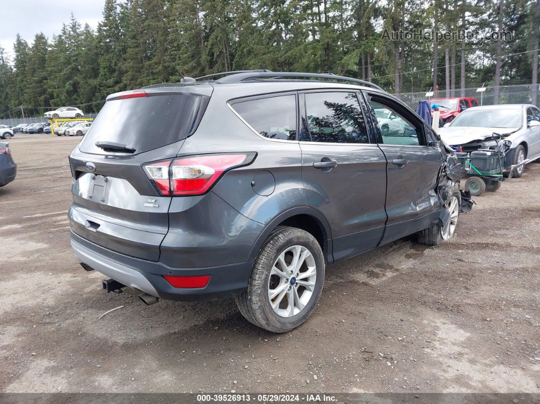 2017 Ford Escape Se Gray vin: 1FMCU9GD2HUD29555