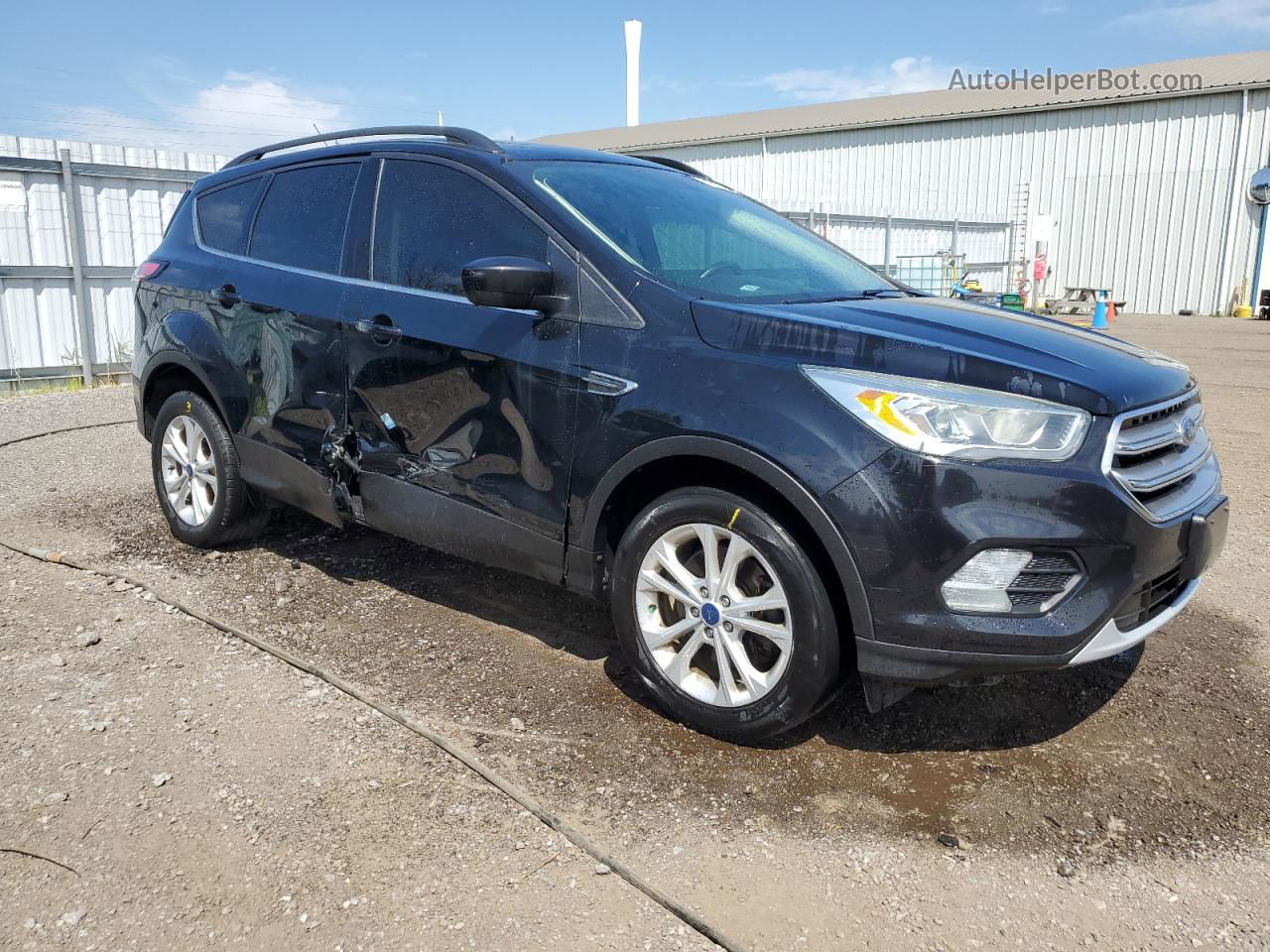 2017 Ford Escape Se Black vin: 1FMCU9GD2HUE58881