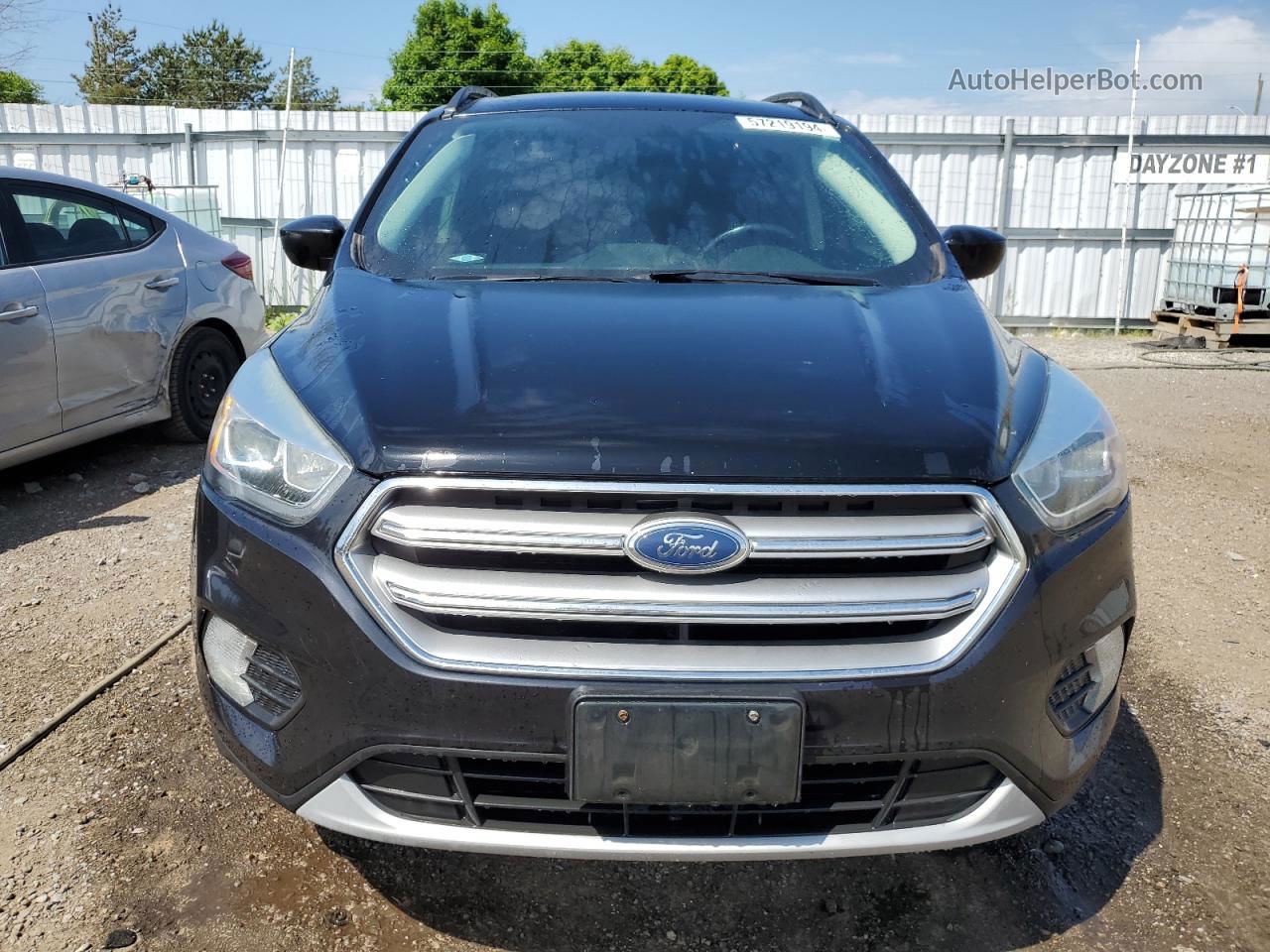 2017 Ford Escape Se Black vin: 1FMCU9GD2HUE58881