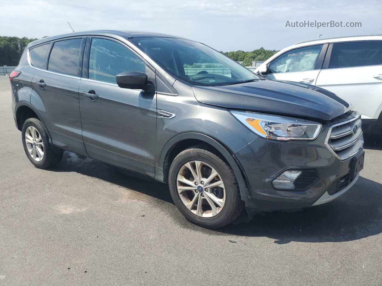 2019 Ford Escape Se Gray vin: 1FMCU9GD2KUA09708