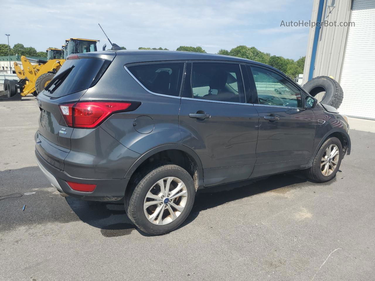 2019 Ford Escape Se Gray vin: 1FMCU9GD2KUA09708