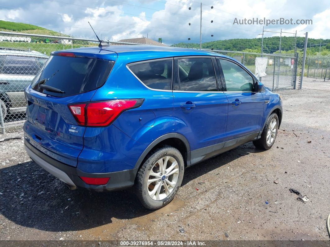 2019 Ford Escape Se Blue vin: 1FMCU9GD2KUA94971