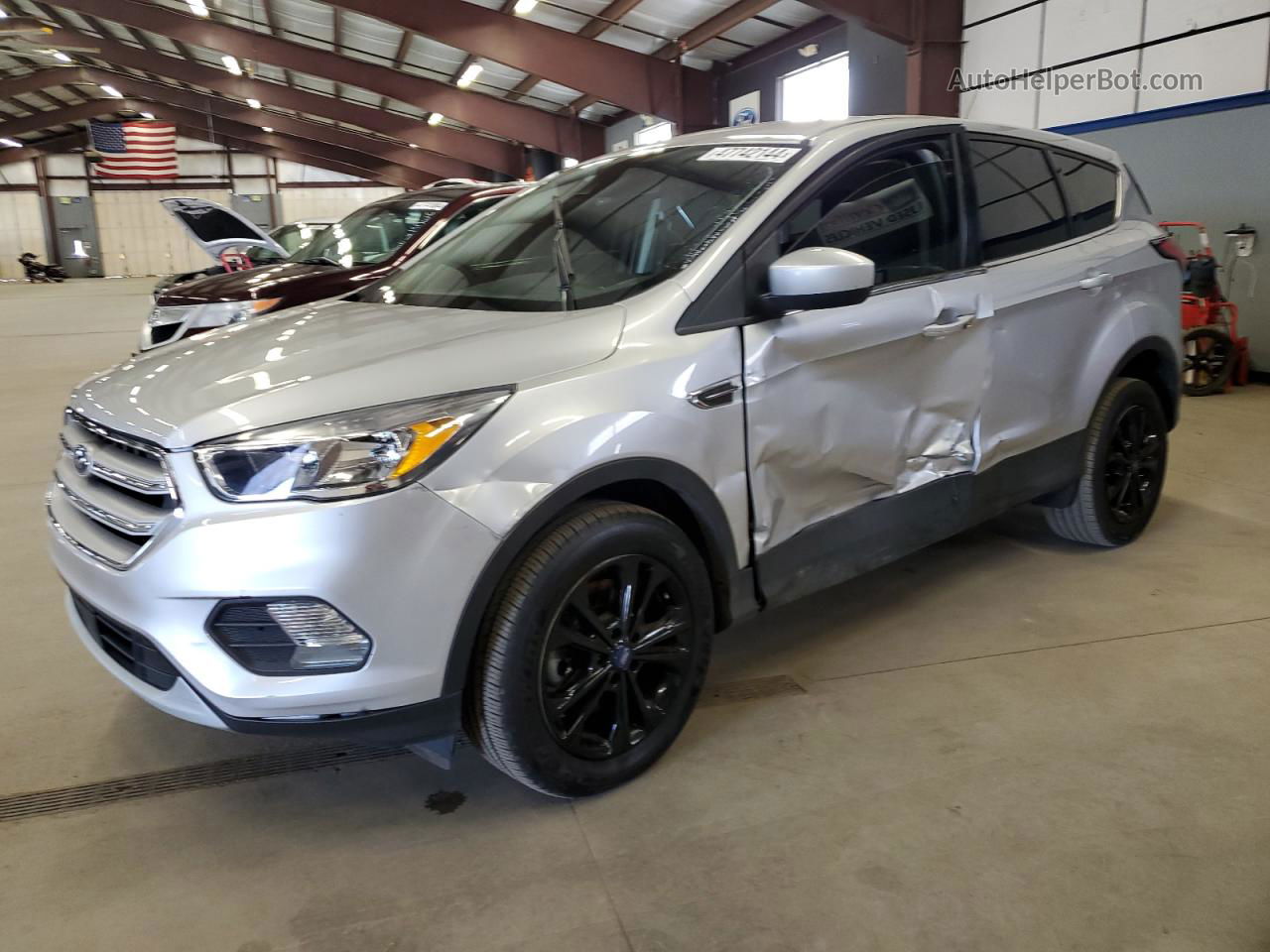 2019 Ford Escape Se Silver vin: 1FMCU9GD2KUC07401