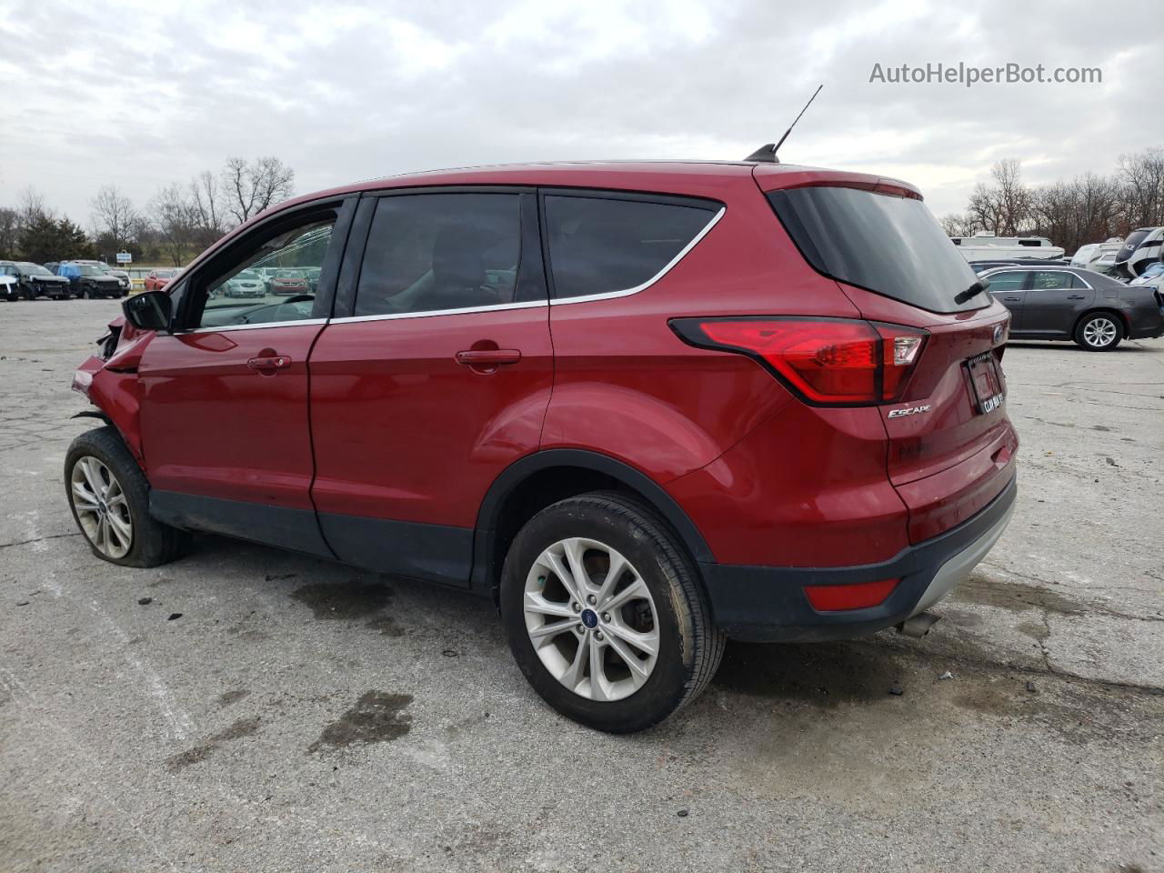 2019 Ford Escape Se Red vin: 1FMCU9GD2KUC26420