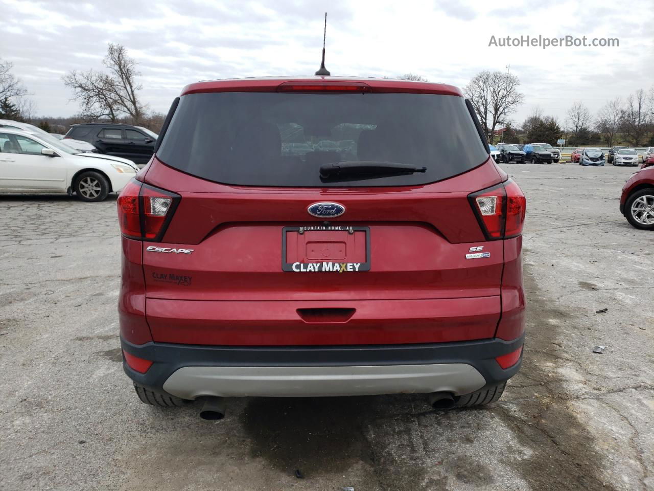 2019 Ford Escape Se Red vin: 1FMCU9GD2KUC26420