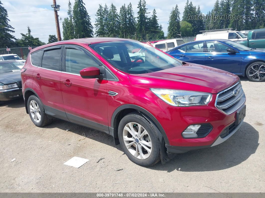 2017 Ford Escape Se Red vin: 1FMCU9GD3HUC27505