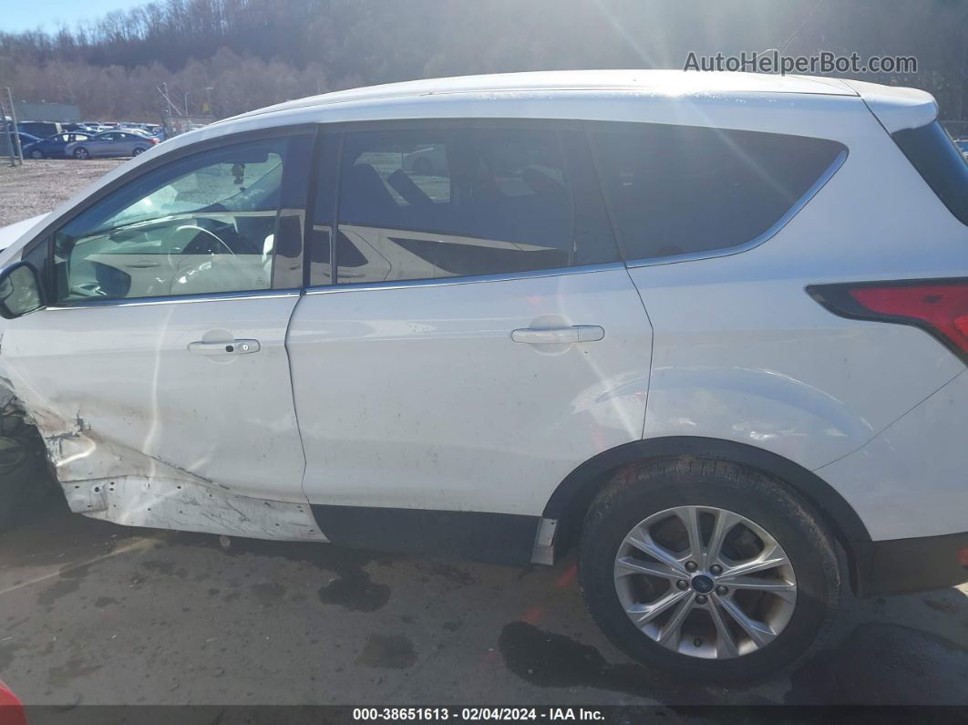 2019 Ford Escape Se White vin: 1FMCU9GD3KUA39638