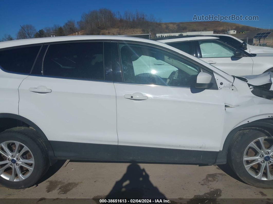 2019 Ford Escape Se White vin: 1FMCU9GD3KUA39638