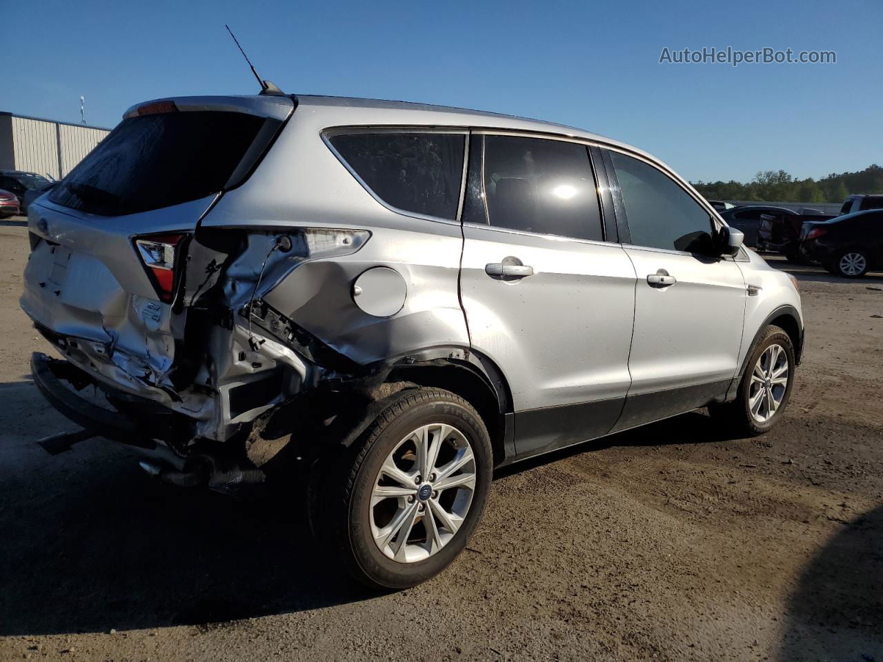 2019 Ford Escape Se Silver vin: 1FMCU9GD3KUA74440