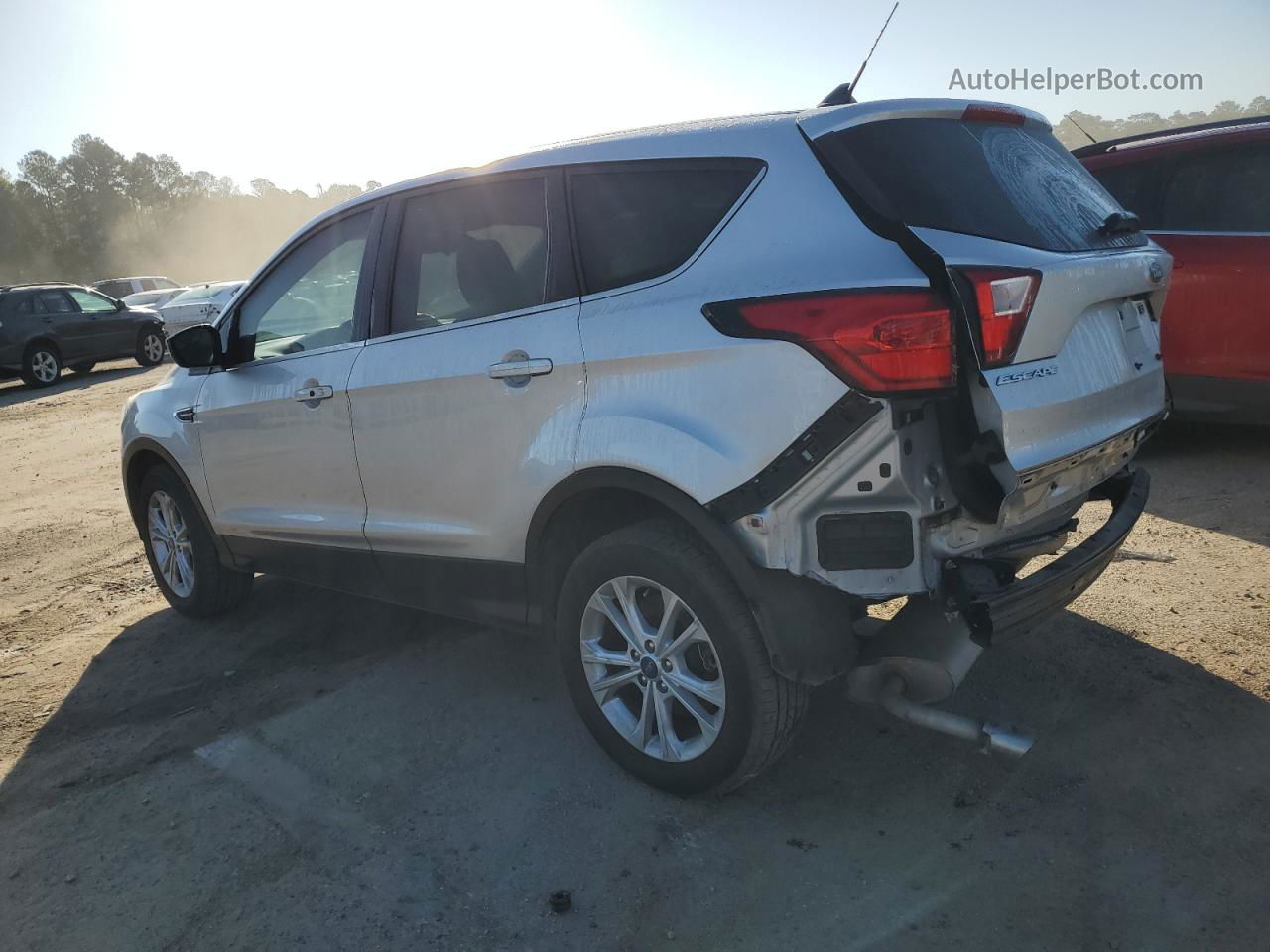 2019 Ford Escape Se Silver vin: 1FMCU9GD3KUA74440