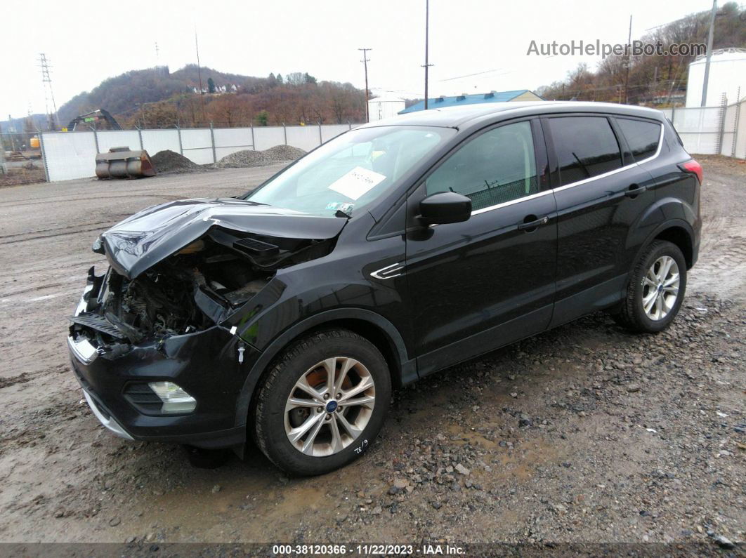 2019 Ford Escape Se Черный vin: 1FMCU9GD3KUB52201