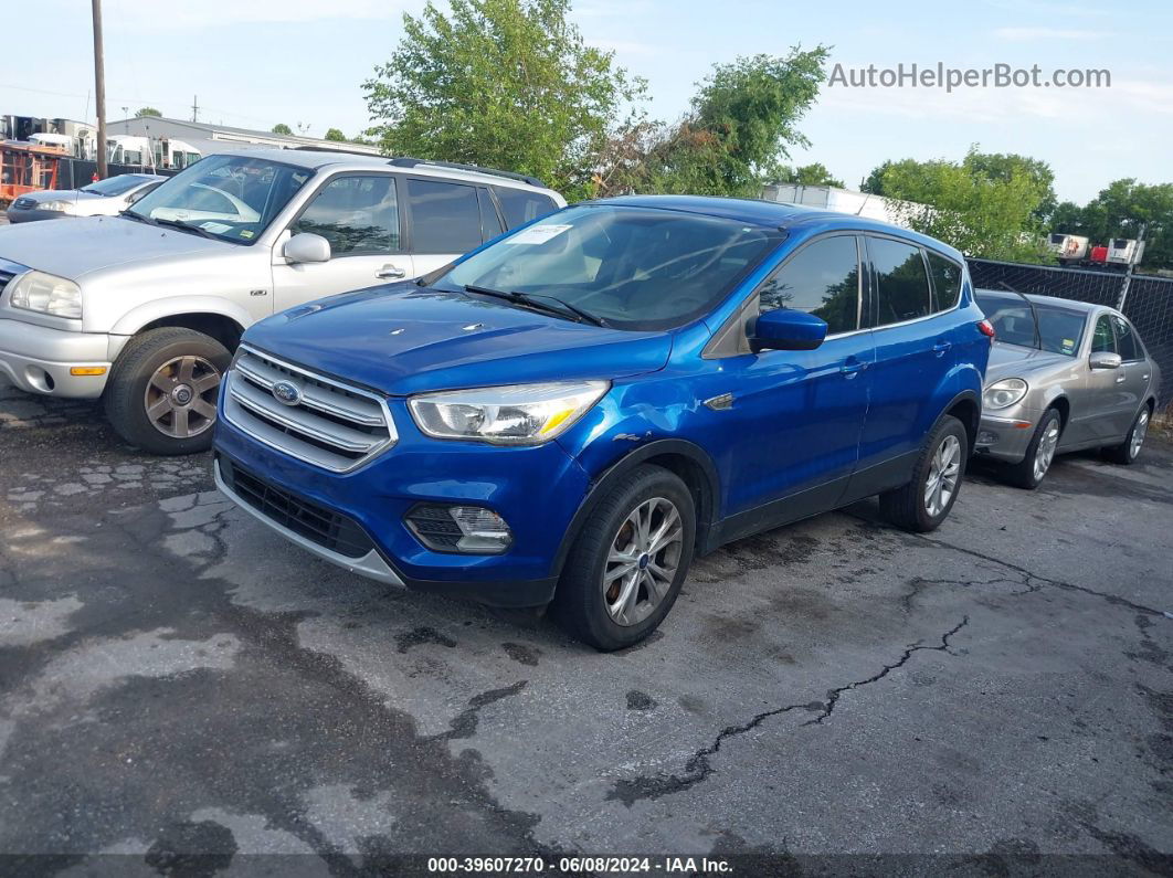 2019 Ford Escape Se Blue vin: 1FMCU9GD3KUB86218