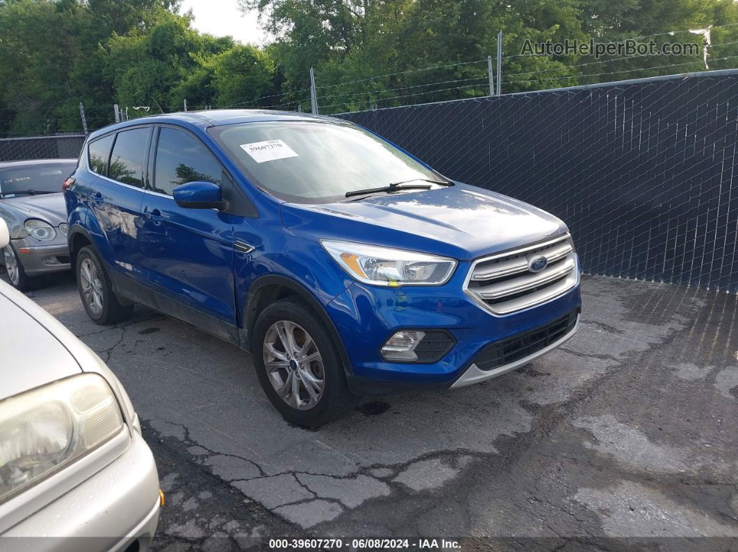 2019 Ford Escape Se Blue vin: 1FMCU9GD3KUB86218