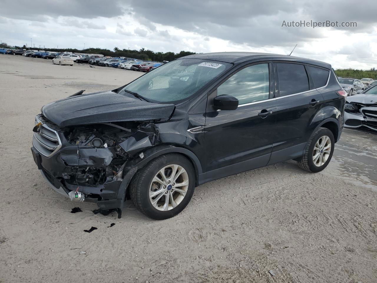 2017 Ford Escape Se Black vin: 1FMCU9GD4HUA07127