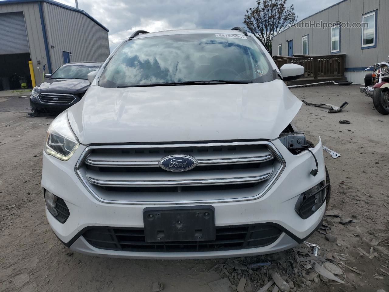 2017 Ford Escape Se White vin: 1FMCU9GD4HUC91911