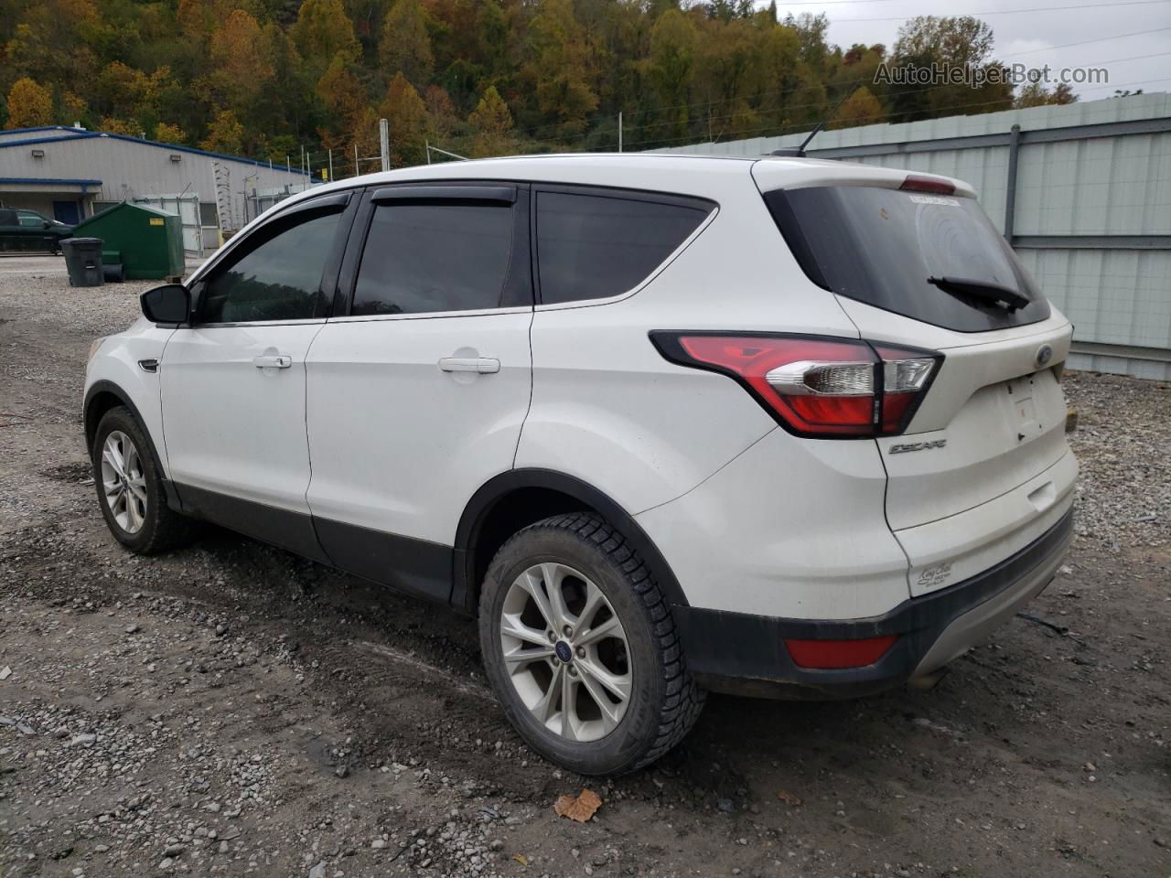 2017 Ford Escape Se White vin: 1FMCU9GD4HUE33030