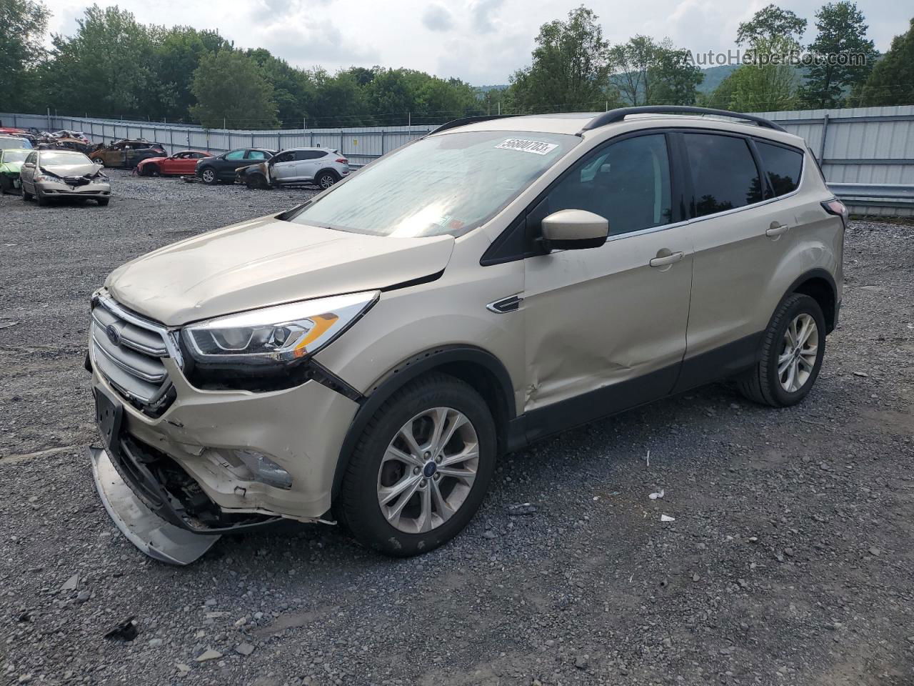 2017 Ford Escape Se Gold vin: 1FMCU9GD4HUE67436