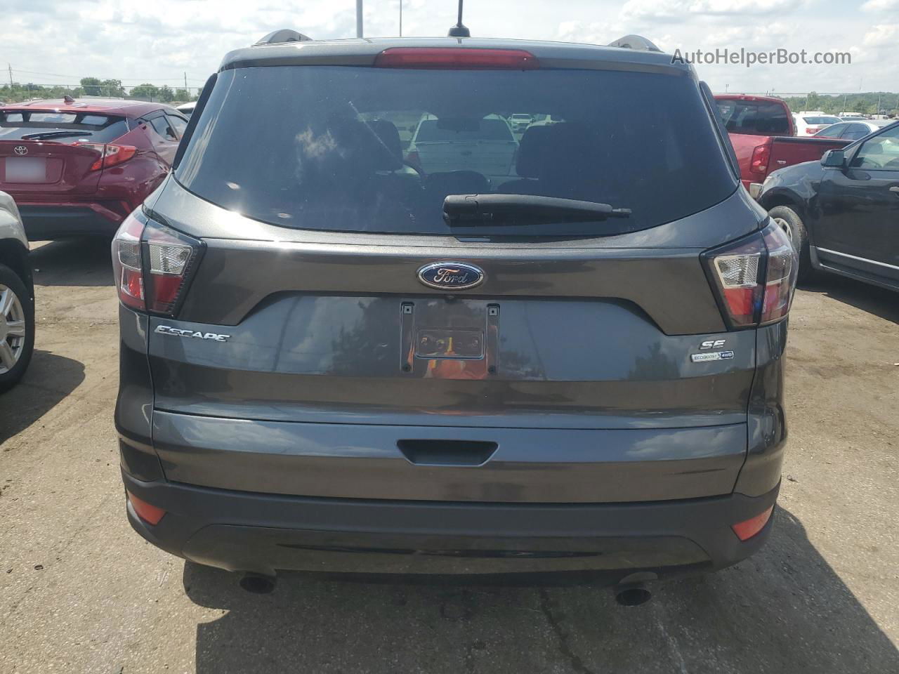 2017 Ford Escape Se Gray vin: 1FMCU9GD4HUE90330