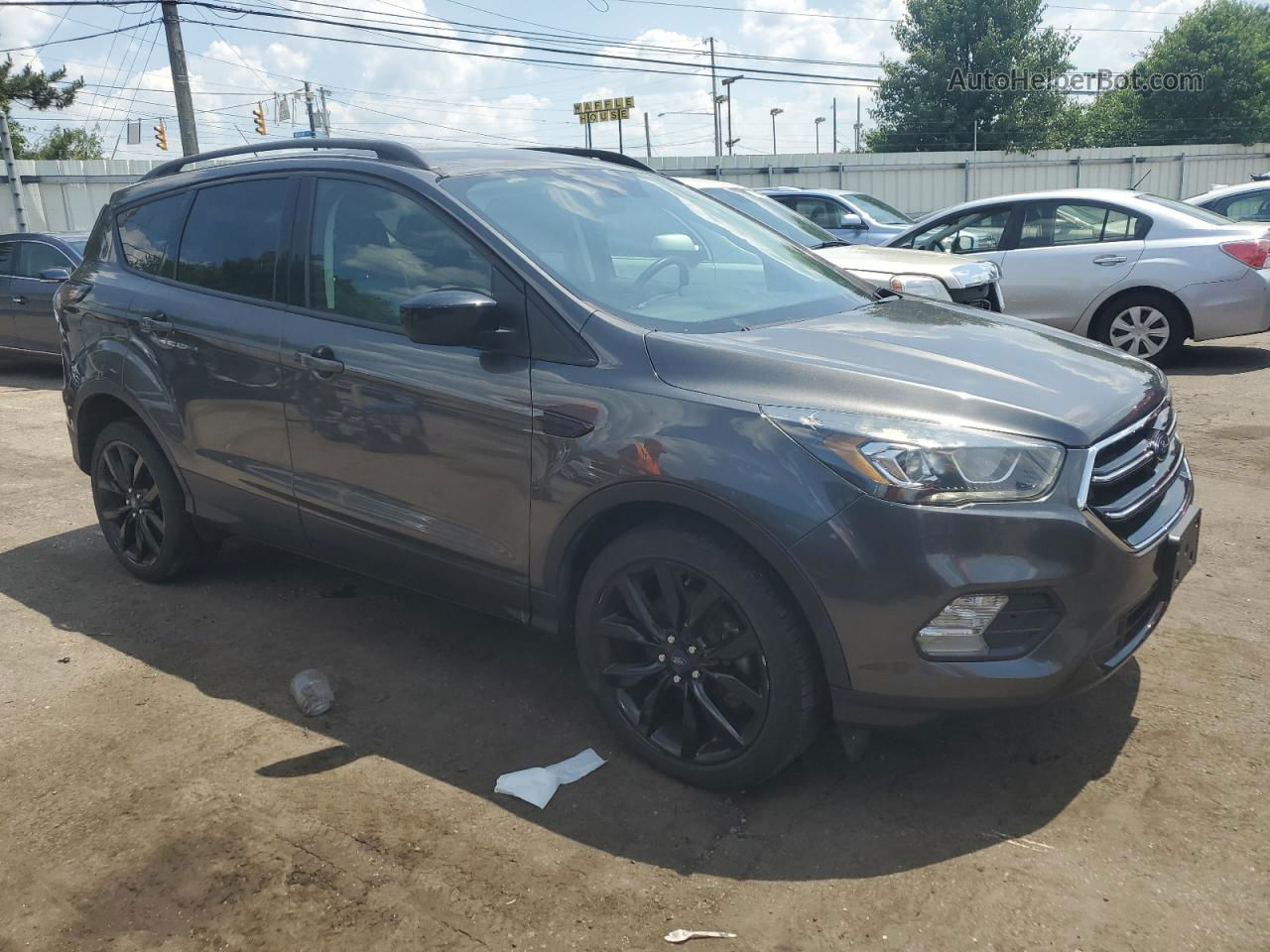 2017 Ford Escape Se Gray vin: 1FMCU9GD4HUE90330