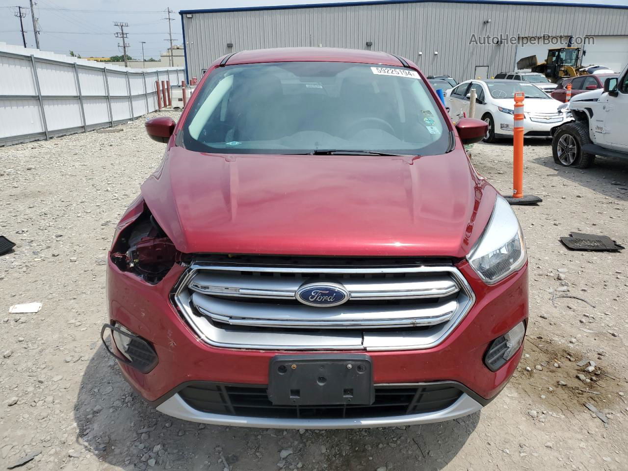 2017 Ford Escape Se Красный vin: 1FMCU9GD4HUF03562