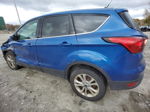 2019 Ford Escape Se Blue vin: 1FMCU9GD4KUA08804