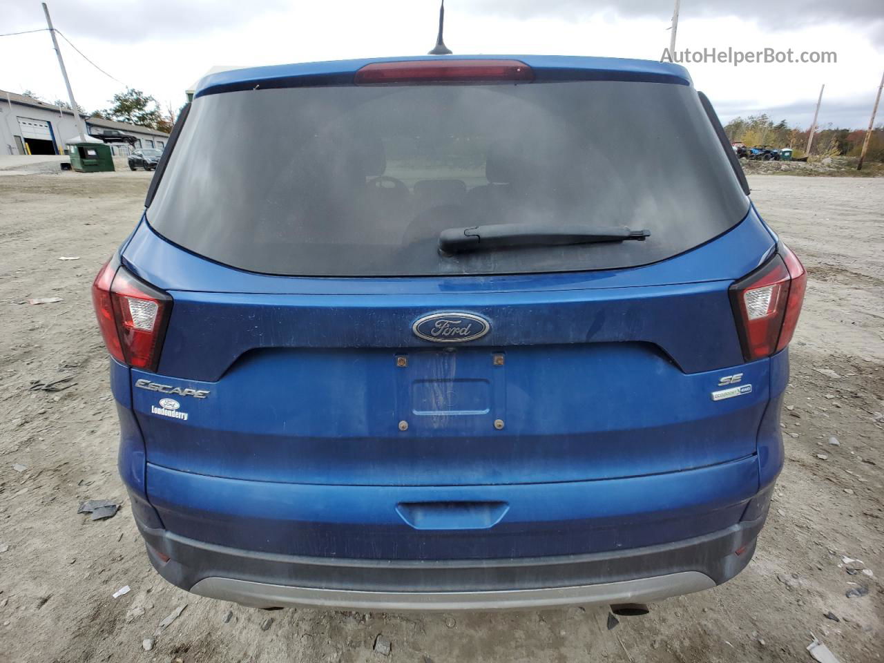 2019 Ford Escape Se Blue vin: 1FMCU9GD4KUA08804