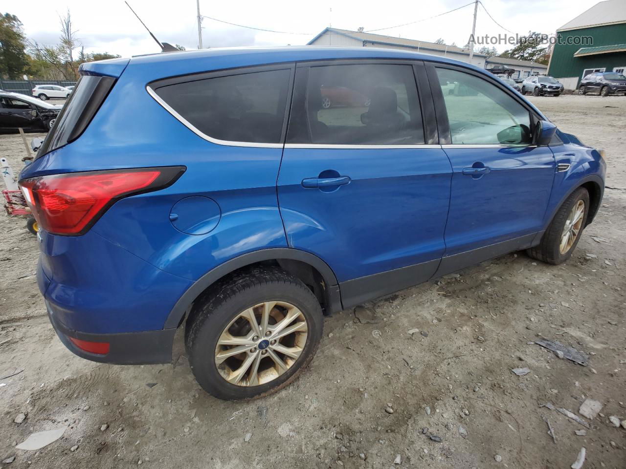 2019 Ford Escape Se Blue vin: 1FMCU9GD4KUA08804