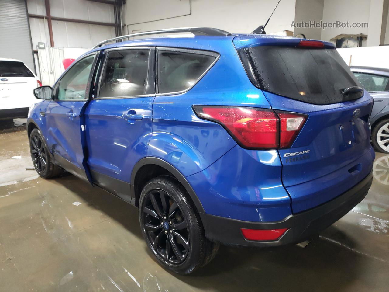 2019 Ford Escape Se Blue vin: 1FMCU9GD4KUA37770