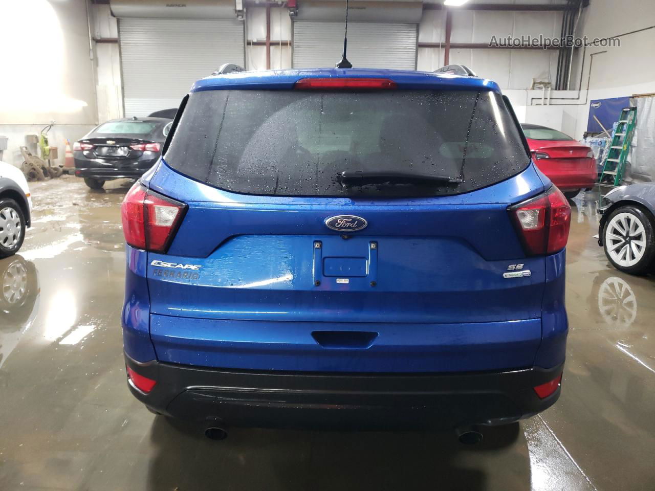 2019 Ford Escape Se Синий vin: 1FMCU9GD4KUA37770