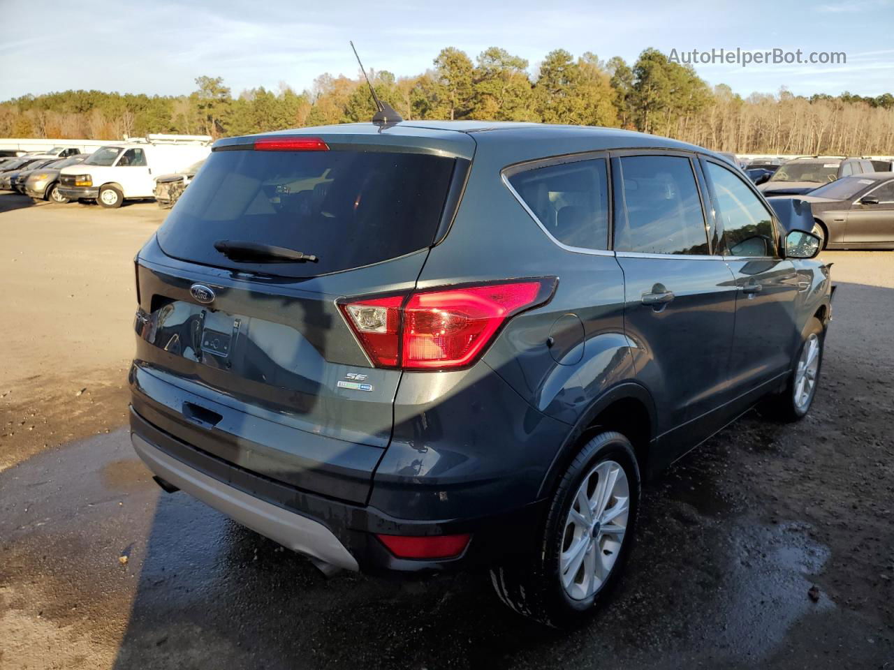 2019 Ford Escape Se Blue vin: 1FMCU9GD4KUA66573