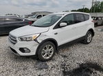 2019 Ford Escape Se White vin: 1FMCU9GD4KUA98181