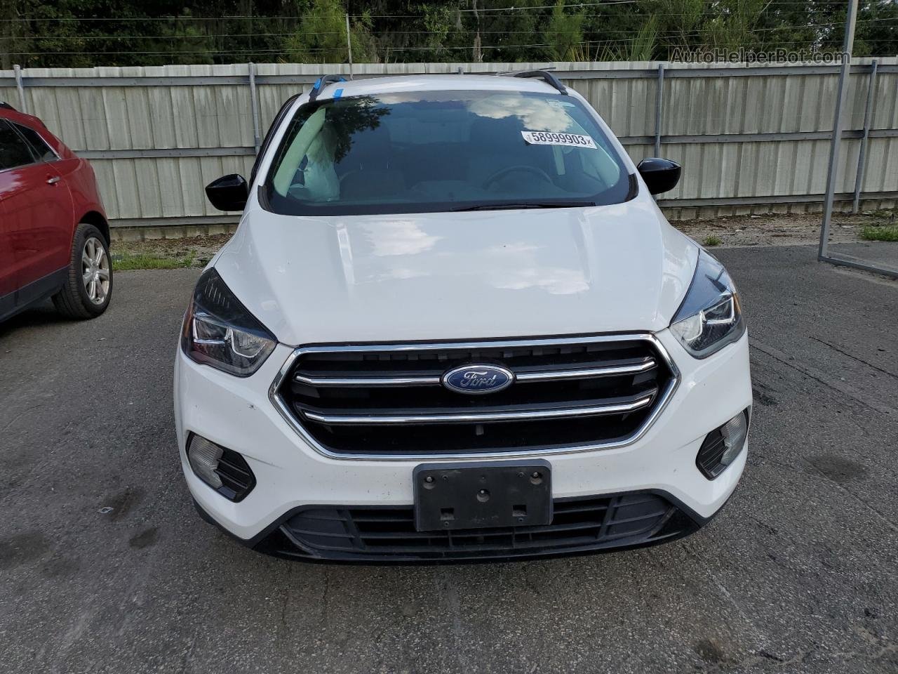 2019 Ford Escape Se Белый vin: 1FMCU9GD4KUB80802