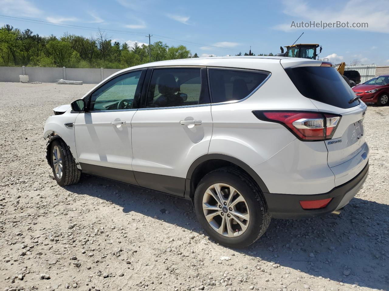 2017 Ford Escape Se White vin: 1FMCU9GD5HUB90585